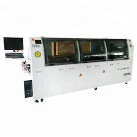 SMT Manufacturing Mode Dual Wave Soldering Equipment With Industrial PC Control System