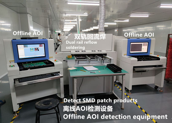 Industrial 5 Megapixel Camera PCB Testing Machine TCP / IP AOI Inspection Machine