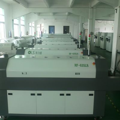 High Thermal Efficiency SMT Reflow Oven , 6 Zones Reflow Soldering Machine