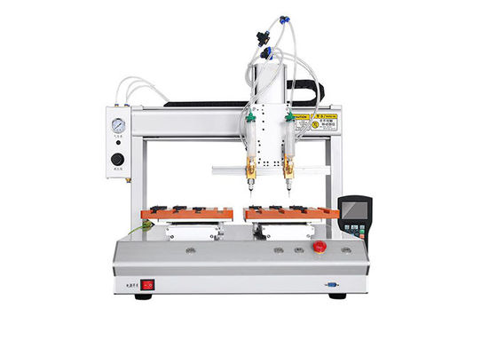 Desktop Three Axis Glue Dispensing Equipment 300mm/S Cabinet Structure