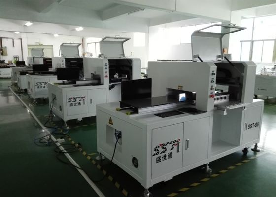 Eight - Head SMT Pick And Place Machine , 40000CPH Electric Feeder SMT Machine