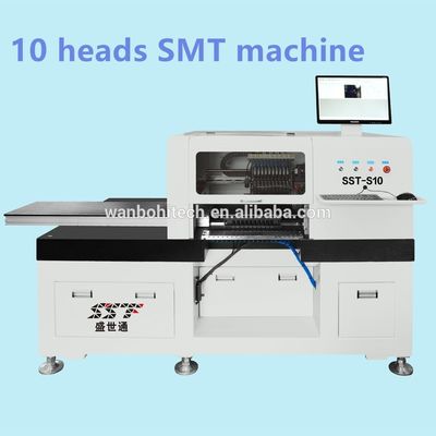 Granite Table Top Pick And Place Machine , 10 Heads LED Chip Mounter