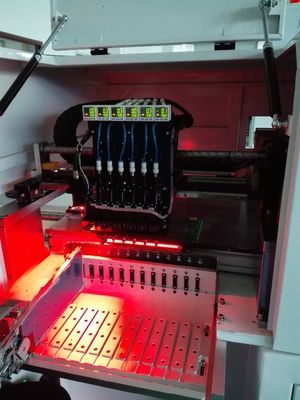 High speed pick and place machine 6 heads 25000CPH of bulb light electronic feeder
