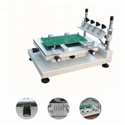 Manual Solder Paste Printer , Red Glue SMT Screen Printing Machine