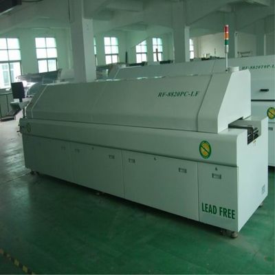 Hot Air Lead Free Solder Reflow Oven Machine For SMT Production Line