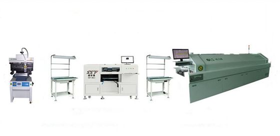 PC Control SMT Reflow Oven High Performance With Conveyor Rail Option