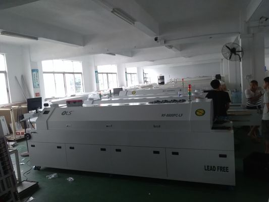 High Thermal Efficiency SMT Reflow Oven , 6 Zones Reflow Soldering Machine