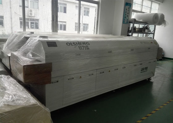 China factory made 8 Zones SMT Reflow Oven for LED 1.2m tube strip light factory