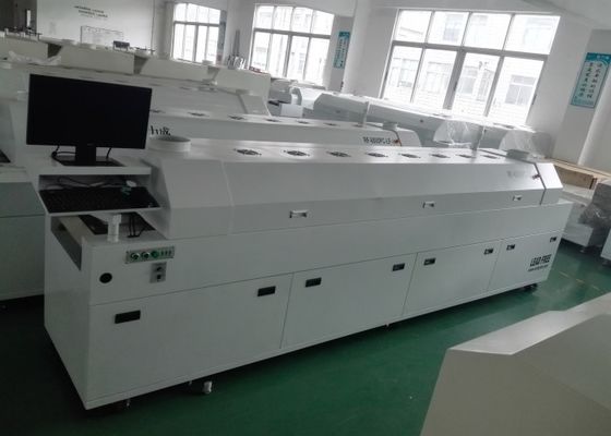 Economic 8 Zone SMT Reflow Oven / Hot Air Reflow Oven 8800LS 400mm mesh width